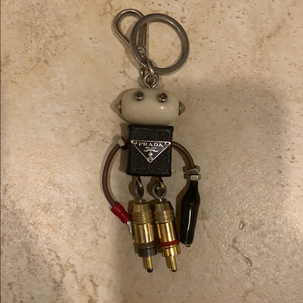Robot Prada keychain
